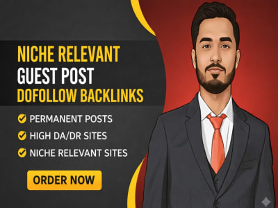 Niche Relevant Guest Posts with SEO Dofollow Backlinks
