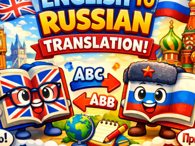 High-quality English to Russian and Russian to English translation