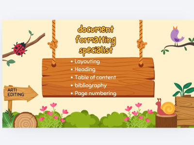 Word document formatting specialist