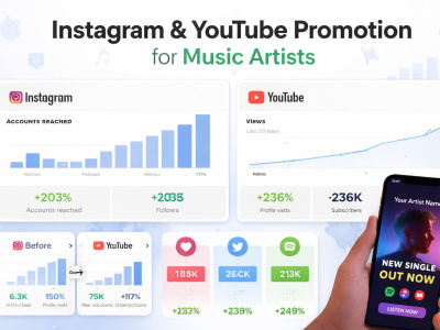 Instagram & YouTube Promotion for Music Artists