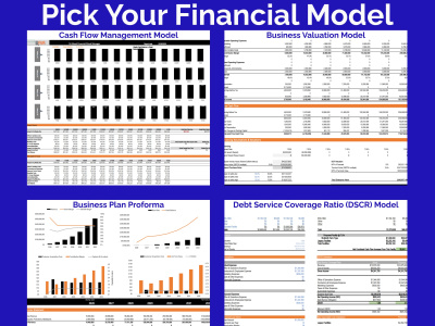 A 1-Page PDF Lender & Investor Grade Financial Model For Your Business Need