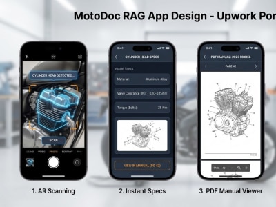 Visual RAG Android app with Gemini AI for technical manuals