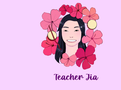 Hand-drawn greeting card design