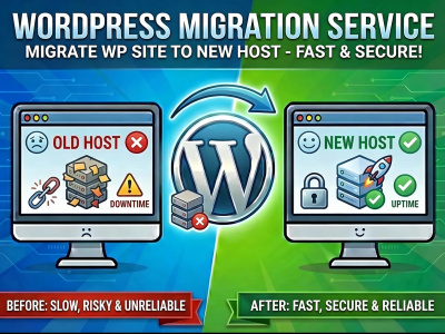 WordPress Migration Service - Migrate WP Site to New Host