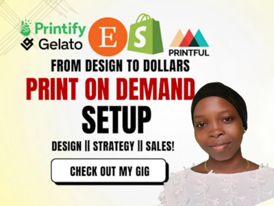 Profitable etsy print on demand store with etsy SEO listing, etsy shop pod