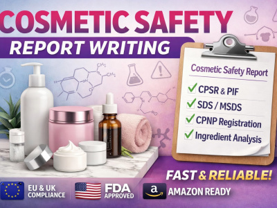 Cosmetic product safety report (CPSR) , PIF and MSDS for EU&UK