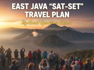 A professional 7-day travel itinerary for East Java Indonesia
