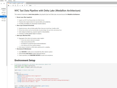 A Robust, Scalable, and Reproducible Spark + Delta Lake Data Pipeline