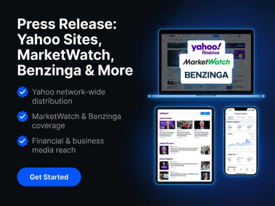 Press Release Distribution Yahoo all sites, Market watch, Benzinga, more