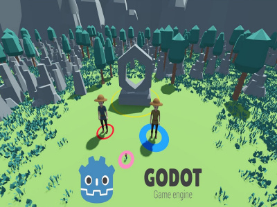 Develop your professional 2d godot, 3d godot game using godot game engine