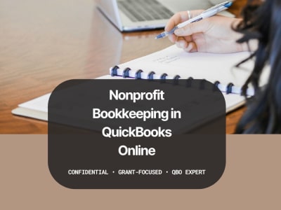 Nonprofit Bookkeeping & QBO Support – Grants, Cleanups & Monthly Services