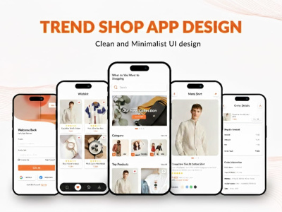 A Trendy and User-Friendly Mobile App UI Design for Shopping Apps