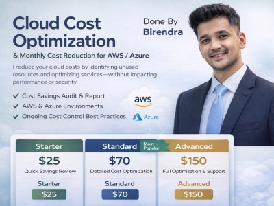 Cloud Cost Optimization & Monthly Cost Reduction for AWS / Azure
