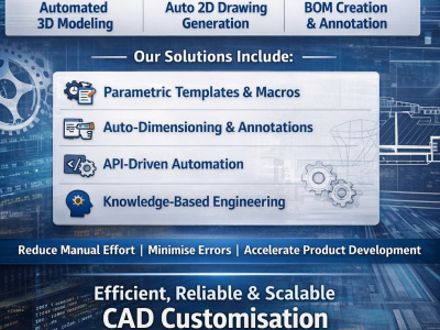 Customization | automation of cad for SolidWorks, Catia v5 and solid edge