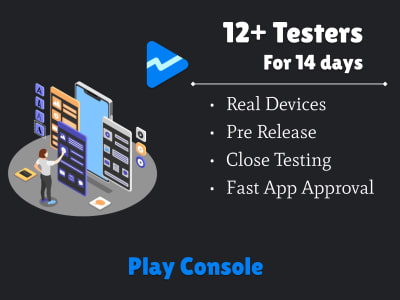 12 testers for 14 days to pass Google Play Closed Testing