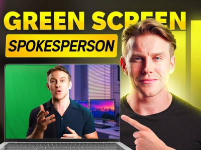 British actor for green screen spokesperson video