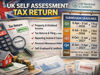 UK Self Assessment Tax Return (SA100) Preparation & Filing to HMRC