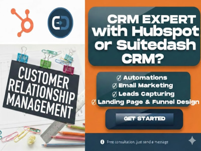 HubSpot CRM Setup, Landing Pages & Sales Automation