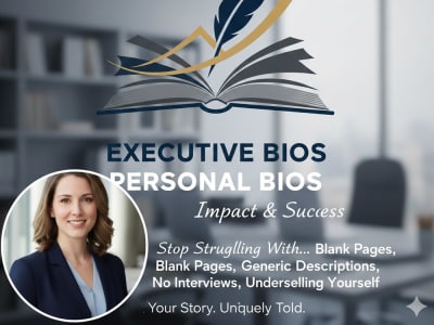 Professional Personal Bio & Executive Bio Writing Service
