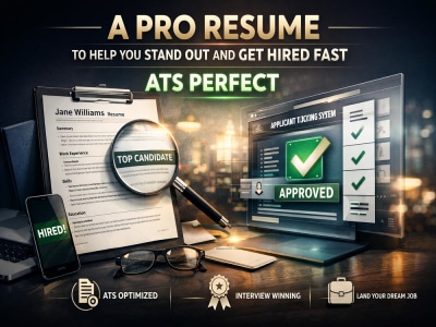 A pro resume to help you stand out and get hired fast, ats perfect