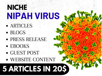 Optimized human written nipah & Covid-19 viruses articles & blogs