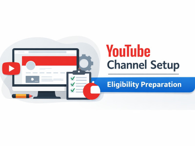 YouTube Channel Setup & Monetization Eligibility Preparation