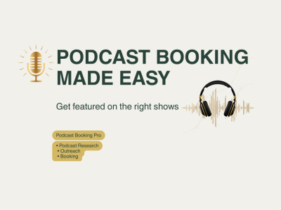 Podcast Research, List Building, and Guest Booking Service