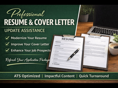 Resume and Cover Letter Update Assistance