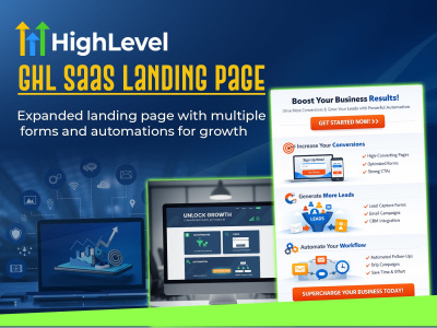 High-Converting GHL SaaS Landing Page