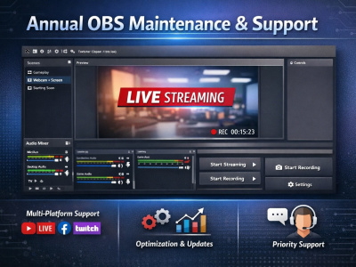 OBS Studio & Live Streaming Expert