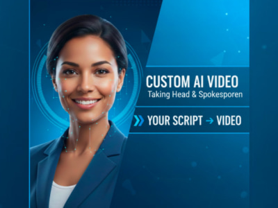 Professional AI avatar and spokesperson video for your business