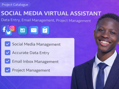 SOCIAL MEDIA VIRTUAL ASSISTANT , DATA ENTRY,EMAIL MANAGEMENT,PROJECT MAN.