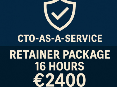 CTO-as-a-Service: Chief Technology Officer as a Service Retainer