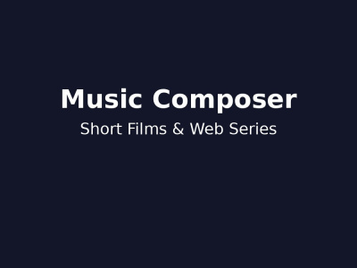 I will compose original music for short films, web series,