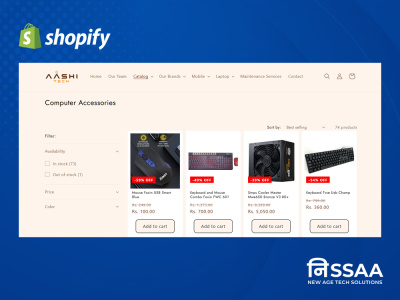 High-converting Shopify online store