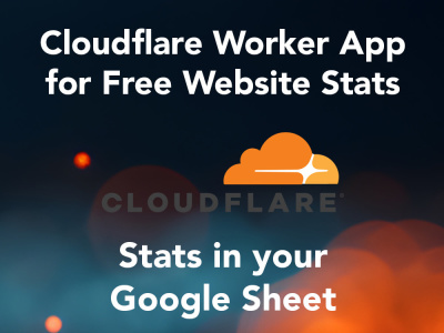 Cloudflare Worker App for Free Website Stats