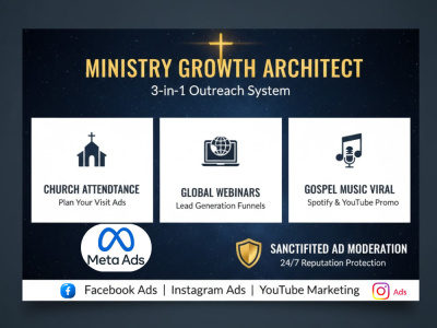 Meta Ads Outreach Funnel for Church Growth, Webinars, or Gospel Music