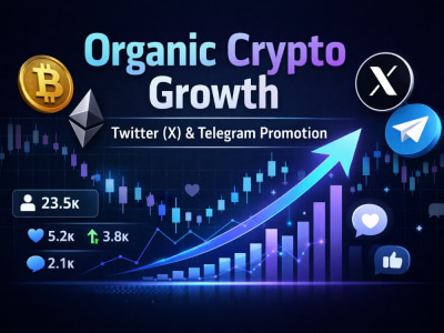 Promote Crypto meme coin, crypto token, viral airdrop link promotion