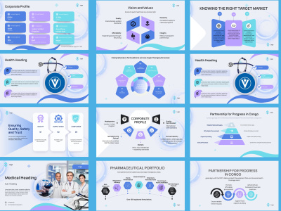 Powerpoint presentation design templates with infographics