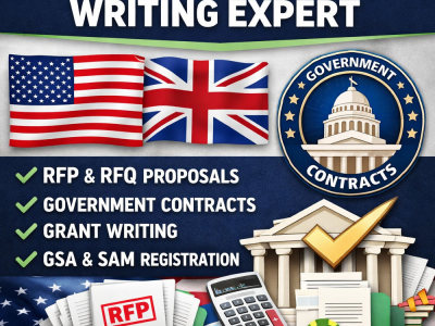 Proposal Government Contract Writing | RFP, RFQ, Grant & GSA Proposals