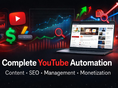 Complete YouTube Automation | Content, SEO, Management & Monetization