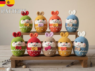 Crochet easter egg pattern step by step pictures with video tutorial