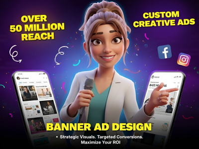 High-Converting Banner Ad Design for Social Media