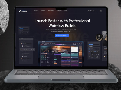 A WebFlow Template-Based OR Custom Website