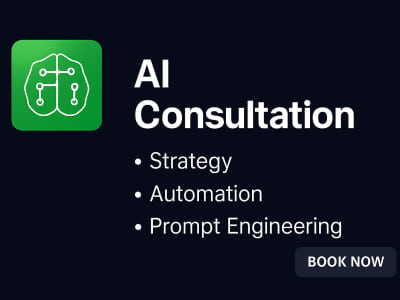 AI consultation for strategy, automation, and prompt engineering