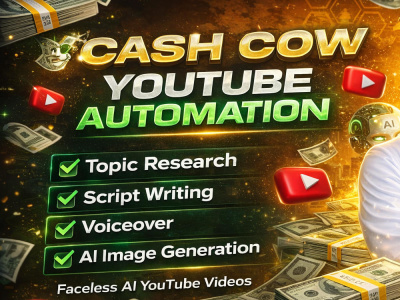 Youtube Automation Faceless Videos for Cash Cow Channels