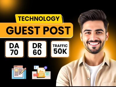 Guest post backlinks from High traffic technology website