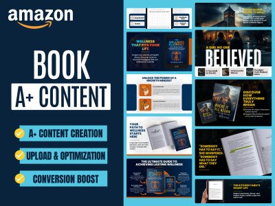 Amazon A+ Content Creation & Upload (Up to 95% Conversion Boost)