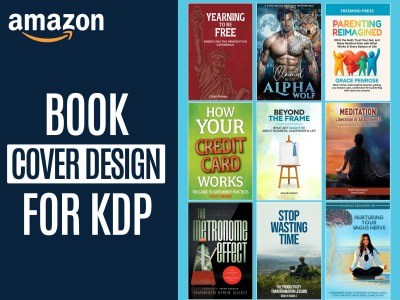 Book Cover Design for Amazon KDP (Designed to Improve CTR by 90–95%)