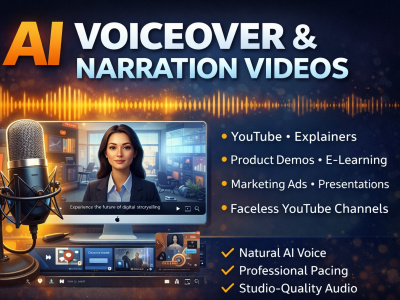 AI Voiceover & Narration Videos | Professional AI Video with Voice